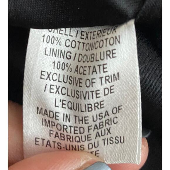 Milly NY Designer Women's Black Scallop Strapless Velvet Formal Dress Back Bow 8 - Picture 10 of 11